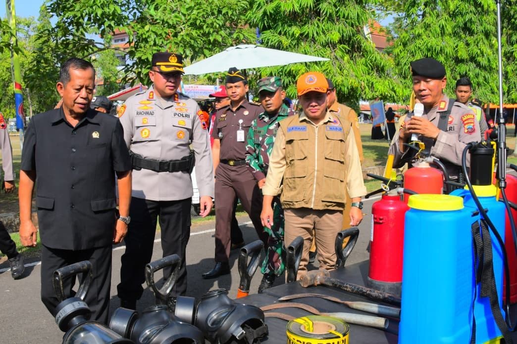 Hadapi Musim Kemarau, Plt. Bupati Sukirman Pimpin Apel Kesiapsiagaan Bencana