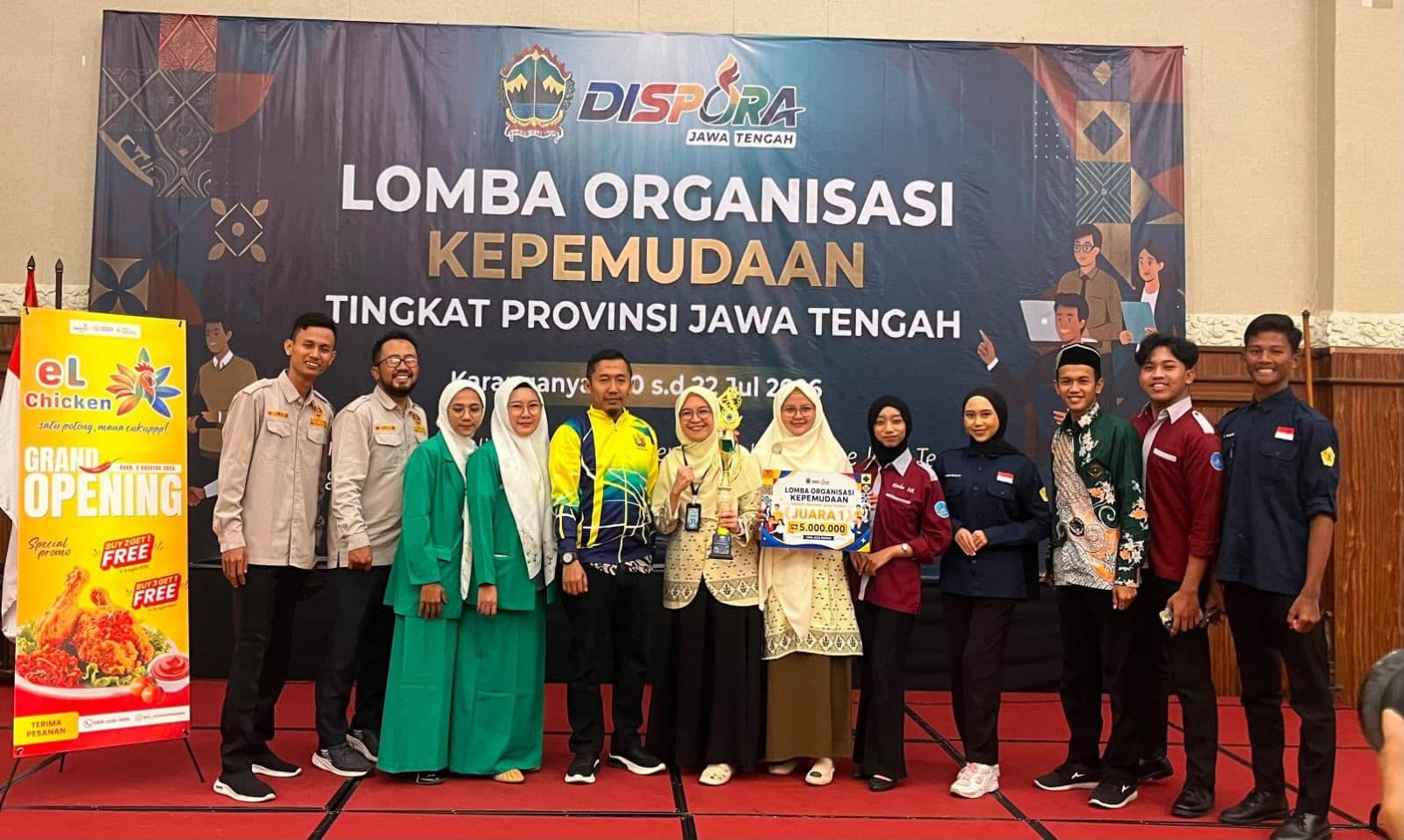 PD Nasyiatul Aisyiyah Kabupaten Pekalongan Raih Juara I Lomba Organisasi Kepemudaan Tingkat Jawa Tengah 2026